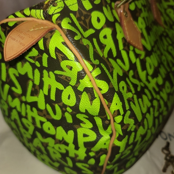 Rare limited edition vintage louis vuitton Graffit handbag - Picture 15 of 16